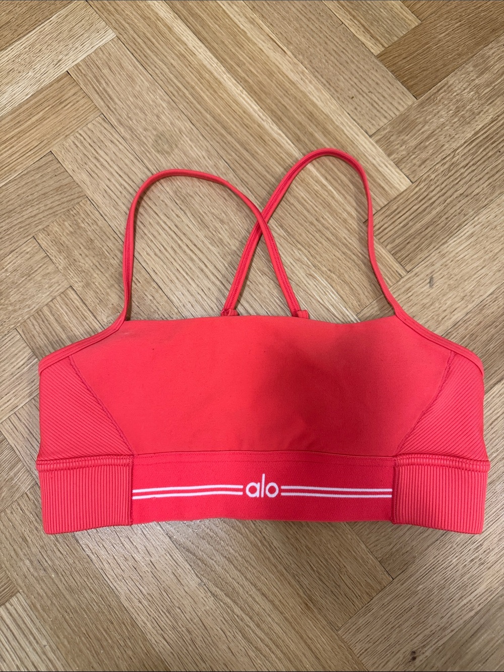 ALO Yoga Red Strappy top
